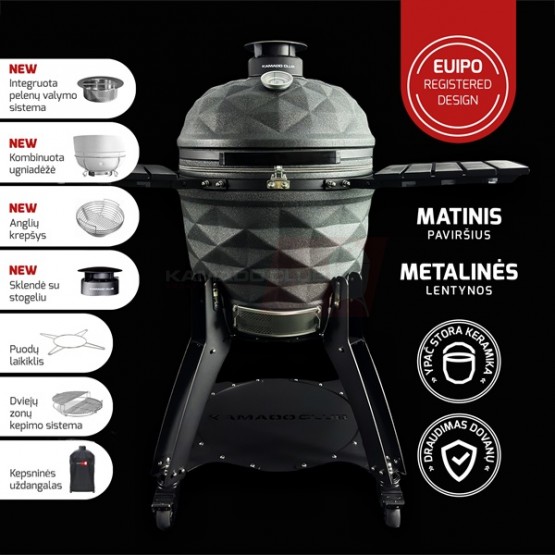 KAMADOCLUB PRO 3 PREMIUM KEPSNINĖ, MATINĖ | KAMADOCLUB.LT